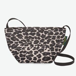 Herve Chapelier Mini Shoulder Bag Leopard Animal Print